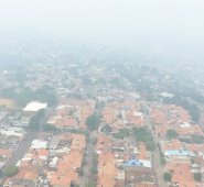 Este miércoles, la calidad del aire en Cúcuta empeoró. En esta imagen se ve lo que los cucuteños están respirando. Obando