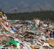 Este es el relleno sanitario La Cortada en Pamplona. Cortesía