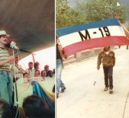Carlos Pizarro tenía serias opciones de llegar a ser presidente de Colombia durante las elecciones de 1990. Lideró al M-19 en su proceso de negociación con el gobierno de Virgilio Barco.  
 Archivo