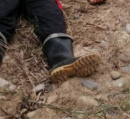 La víctima tenía heridas de bala.
Laura Serrano