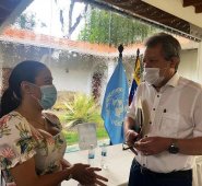 De la reunión con Gómez y las autoridades de salud en Táchira se destacó el tema de la situación hospitalaria y de salubridad. Cortesía.