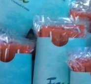 Los tapabocas fueron fabricados por los mismos integrantes de la fundación y serán destinados a vendedores informales, Cortesía/La Opinión