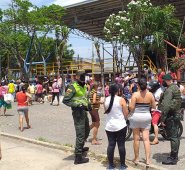 Desórdenes en Alto Pamplonita. Cortesía para La Opinión