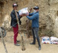 Campesinos del corregimiento de la Vega de San Antonio de la Playa de Belén rechazan mercados enviados por la Gobernación en el marco de la pandemia de la COVID-19. Archivo La Opinión