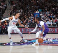 Para el regreso a las competencias existe la posibilidad de que el resto de temporada se dispute en una o dos sedes para evitar lo viajes y facilitar la protección de los jugadores. AFP