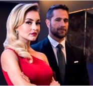 Con esas mismas condiciones, se reanudaron las grabaciones de “Imperio de mentiras”, protagonizada por Angelique Boyer y Andrés Palacios. Internet.