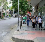 El centro ha estado desolado desde que empezó la pandemia. Archivo La Opinión