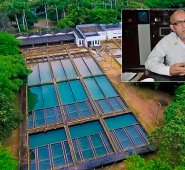 Planta de tratamiento del pórtico, en donde este año se inaugurará un plan de expansión que le permitirá aumentar la producción de líquido para Cúcuta. En el recuadro, Hugo vergel, gerente general de la empresa Aguas Kpital Cúcuta. Cortesía