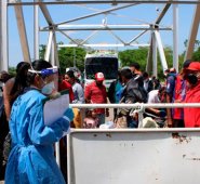 En Norte de Santander solo saldrán 900 ciudadanos venezolanos hacia Venezuela, tres días a la semana, por disposición del gobierno del vecino país.   Cortesía para La Opinión