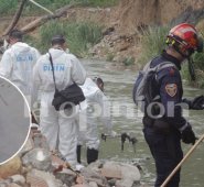 Lugar donde fueron hallados los restos de humano. Cristian Herrera