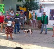 Habitantes de la comuna 7 hacen una denuncia colectiva y realizan peticiones para que la empresa de gas domiciliario dé respuesta a las alzas en los recibos. Cortesía