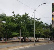En este punto del parque lineal ocurrió la tragedia para este joven venezolano que iba a ser papá por segunda vez. La Opinión