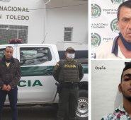 En la foto grande Cesar Ulpiano Vergara Monsalve, en la pequeña arriba Gustavo Gómez Maldonado y en la pequeña abajo Olger Bayona Avendaño. Cortesía