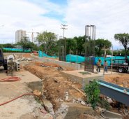 La obra de intersección vial registra un avance del 60%. Se estima que para finales de este año, el proyecto entre en funcionamiento. Mario Caicedo