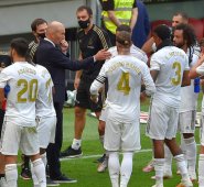 Zinedin Zidane destacó la solidez defensiva de su equipo. AFP