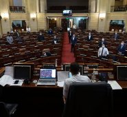 Plenaria semipresencial de la Cámara. Colprensa