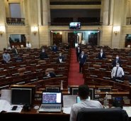 Por primera vez en la historia del Congreso, este 20 de julio muy pocos serán los asistentes a la instalación de la nueva legislatura, pues esta será virtual. El presidente Iván Duque también pronunciará su discurso a la distancia. Archivo