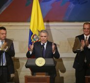 El discurso de instalación del Congreso esta vez no será pronunciado en el Salón Elíptico sino en la Casa de Nariño y virtualmente. Archivo Colprensa