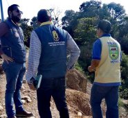 La secretaría de Gestión de Riesgo y Desastres aseguró que ya se encuentran trabajando en la situación, con el fin de no afectar a nadie,  sino trabajar en conjunto para encontrar una salida pacífica.  Cortesía