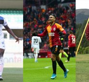 Duván Zapata, Radamel Falcao, Juan Fernando Quintero. AFP