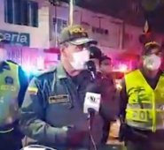 Coronel José Luis Palomino en el lanzamiento del plan maestro “Toma de Cúcuta” donde anunció que 250 uniformados combatirán la delincuencia, el narcotráfico y homicidios. Captura de video