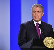 Presidente Iván Duque en el lanzamiento de ‘Súmate por mí’. Presidencia