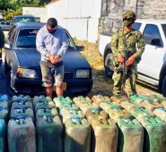 El operativo de llevó a cabo en coordinación con la Policía Nacional. Ejército Nacional