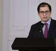 En la casa de Nariño el Presidente de la República Iván Duque posesionó en febrero al nuevo Fiscal General de la Nación, Francisco Barbosa. Colprensa