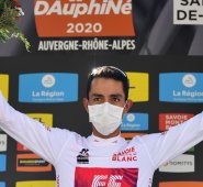 El colombiano Daniel Martínez ocupa el puesto quinto en la clasificación general. AFP