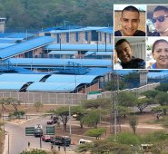 El 8 de octubre de 2019 se ejecutó la operación dentro de la penitenciaría de Cúcuta, donde capturaron a seis miembros del Inpec y una mujer, por comercializar drogas allá adentro.  En la foto:  (Superior) Carlos Hernández Alarcón, Jefferson Castillo Rodríguez, Luis Carlos Gómez Pabón.  (Inferior) Nelson Eduardo Jaimes, Amparo Gallardo Sierra, Luis Araque Vera. Archivo / La Opinión