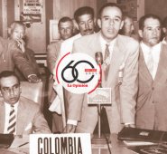 Eustorgio Colmenares Baptista da la bienvenida a las delegaciones, durante el suramericano de 1955, cuando era el presidente de la Liga.   Archivo La Opinión