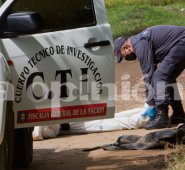 Según los pobladores de la zona, el hombre asesinado no es reconocido en el lugar. Alfredo Estévez