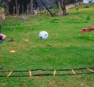 La preparación de las deportistas se hace pensando en el torneo Panamericano de fútbol 7, que la Selección Colombia femenina Sub-23, de esa rama,  disputará en México./ Cortesía: Diego Angarita Cortesía Diego Angarita