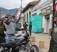 La Policía continúa con controles que garantizan la tranquilidad en la región. Roberto Ospino