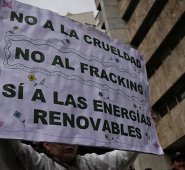 Protestas de rechazo al fracking.   Colprensa