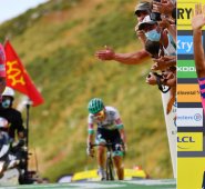 El colombiano Daniel Martínez conquistó la etapa con llegada en la alta montaña. AFP