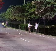 Miembros de la Brinho adelantaron la inspección en la escena de la balacera y recolectaron las evidencias para la investigación. Cortesía