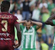 Atlético Nacional empató 1-1 con Deportes Tolima en el estadio Atanasio Girardot, en juego válido por la quinta fecha de los cuadrangulares semifinales de la Liga Águila II-2019, este fue su último partido en tierras paisas. Colprensa-El Colombiano