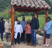Se instaló el primer sitio de descanso en la vía a la Laguna de Cácota. Cortesía