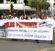 Diferentes marchas se han organizado en los últimos días para rechazar la explotación en el páramo. Archivo / La Opinión