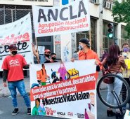 Las marchas también se llevaron a cabo en Argentina. Twitter