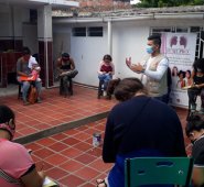 En la fundación Fumupro se adelantan labores con mujeres migrantes, se les brinda acompañamiento y ayuda en diferentes áreas. Cortesía