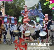 La caravana de carnaval es una de las apuestas que ha impactado en Bogotá.  Cortesía