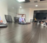 El ministro de Comercio, Industria y Turismo, José Manuel Restrepo, se reunió con Sergio Entrena, presidente ejecutivo de la Cámara de Comercio de Cúcuta. Cortesía