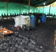 Los laboratorios de ácido clorhídrico son novedosos en la región.  Ejército