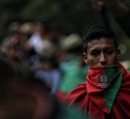 Gran Marcha Nacional por la vida la dignidad y la paz.  Colprensa