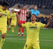 Carlos Bacca anotó un gol y falló un penal en la victoria del Villareal 5-3 ante Sivasspor de Turquía. AFP