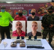 Óscar y Kervis Brito fueron detenidos con cocaína y marihuana. Policía