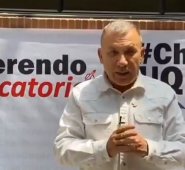 El congresista promueve el la etiqueta #ChaoDuque en las redes sociales. Captura de video de Twitter