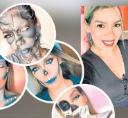 ÁNGELA MUÑOZ se inclinó por la cosmetología y el maquillaje desde que terminó el bachillerato. Cortesía